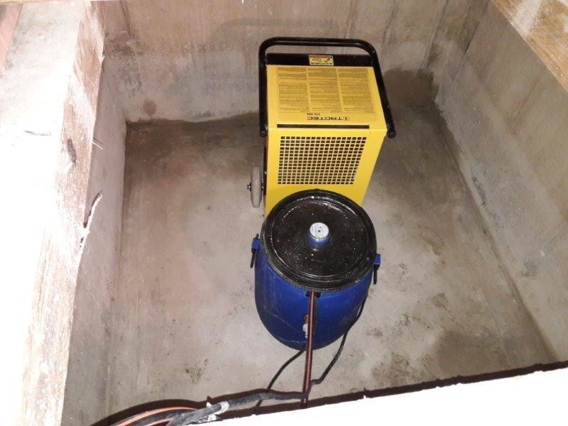Trotec Bautrockner automatischen Pumpensystem und Wasserwächter
